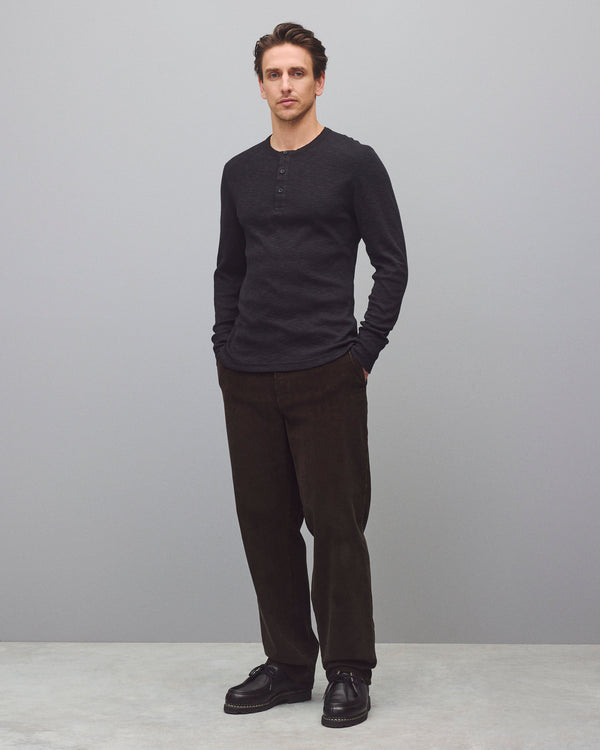 Reigning Champ 1X1 Slub Slim Henley