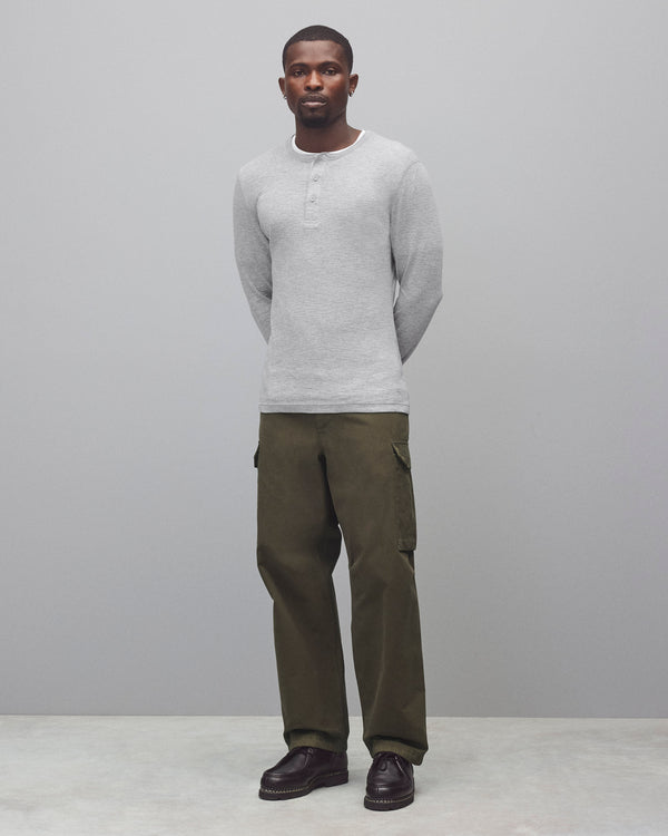Reigning Champ 1X1 Slub Slim Henley