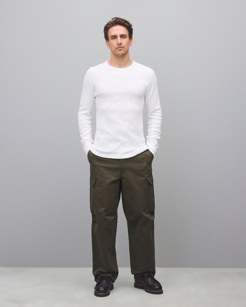 reigning champ 1x1 Slub Slim Long Sleeve