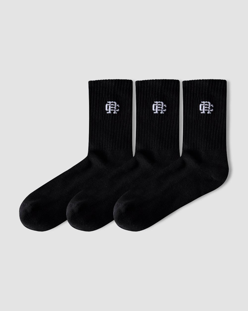 reigning champ 3-Pack Classic Mid Crew Sock