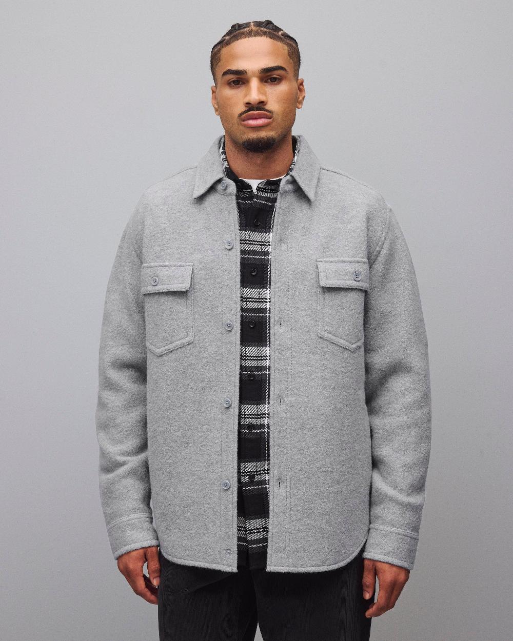 reigning champ Boiled Wool Warden Overshirt