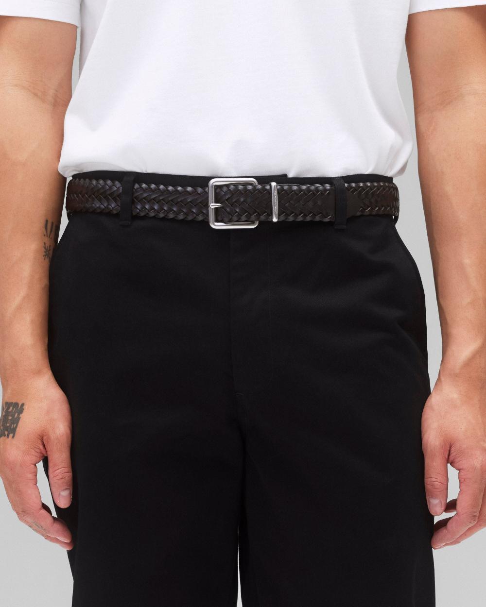 reigning champ Braided Leather Belt