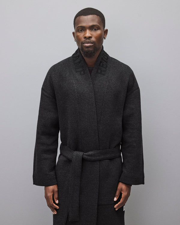 Reigning Champ Cabin Fleece Logo Relaxed Robe