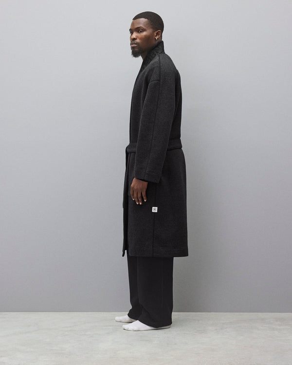 Reigning Champ Cabin Fleece Logo Relaxed Robe