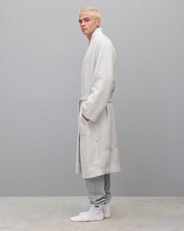 Reigning Champ Cabin Fleece Logo Relaxed Robe