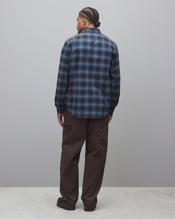 Reigning Champ Cotton Plaid Site Standard Shirt