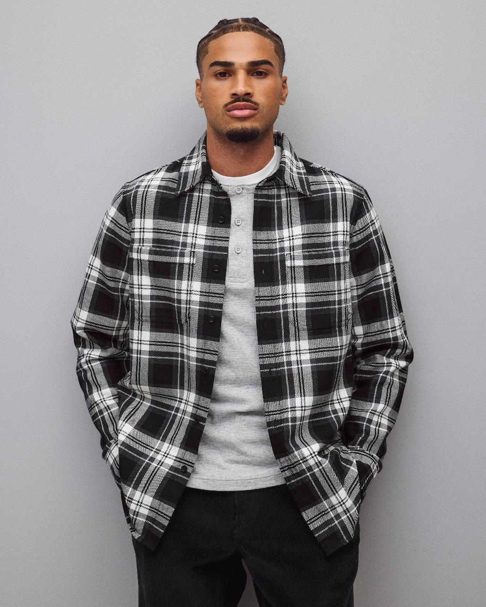 reigning champ Cotton Plaid Union Standard Shirt