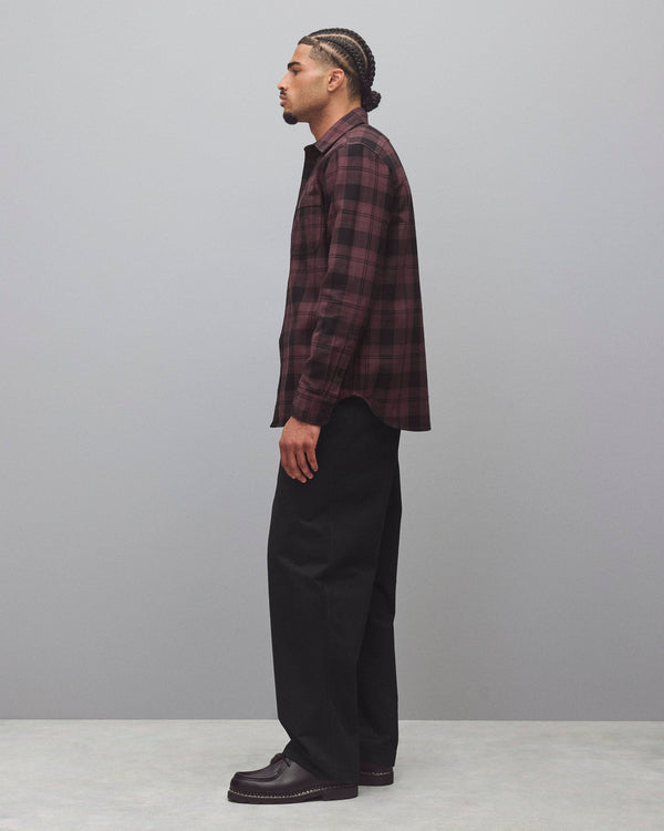 Reigning Champ Cotton Plaid Union Standard Shirt