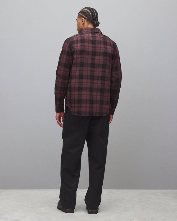 Reigning Champ Cotton Plaid Union Standard Shirt