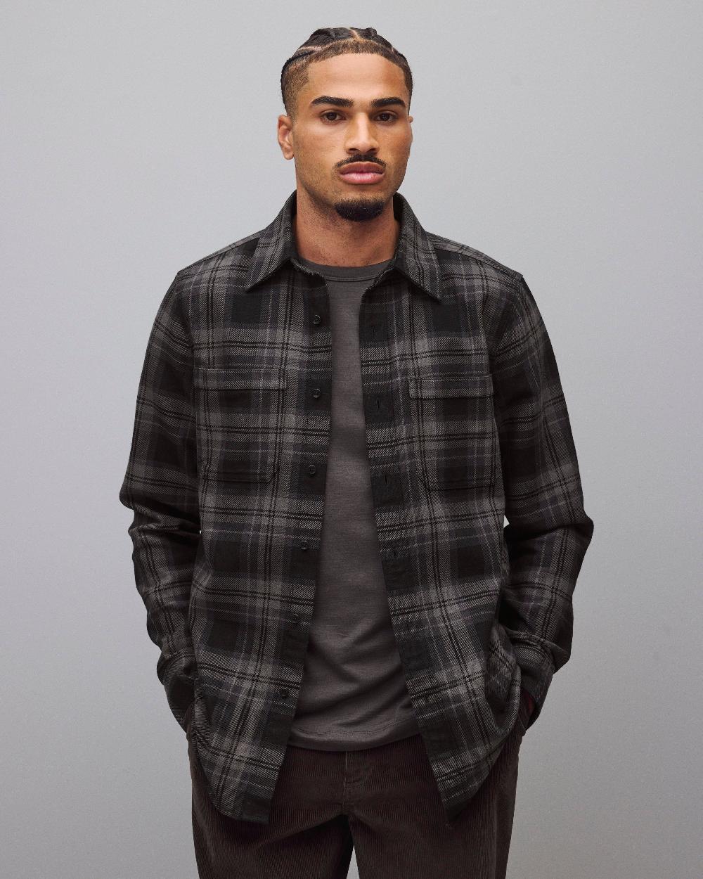 reigning champ Cotton Plaid Union Standard Shirt