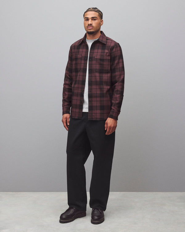 Reigning Champ Cotton Plaid Union Standard Shirt