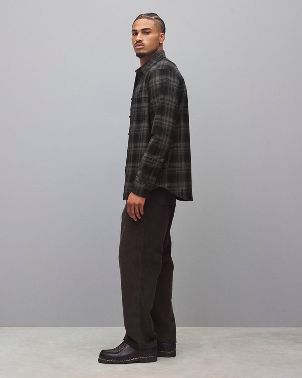 Reigning Champ Cotton Plaid Union Standard Shirt