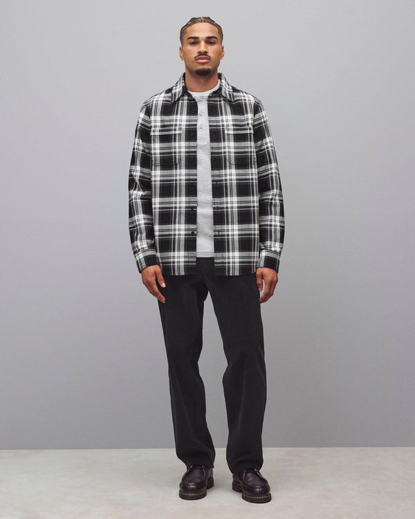 Reigning Champ Cotton Plaid Union Standard Shirt