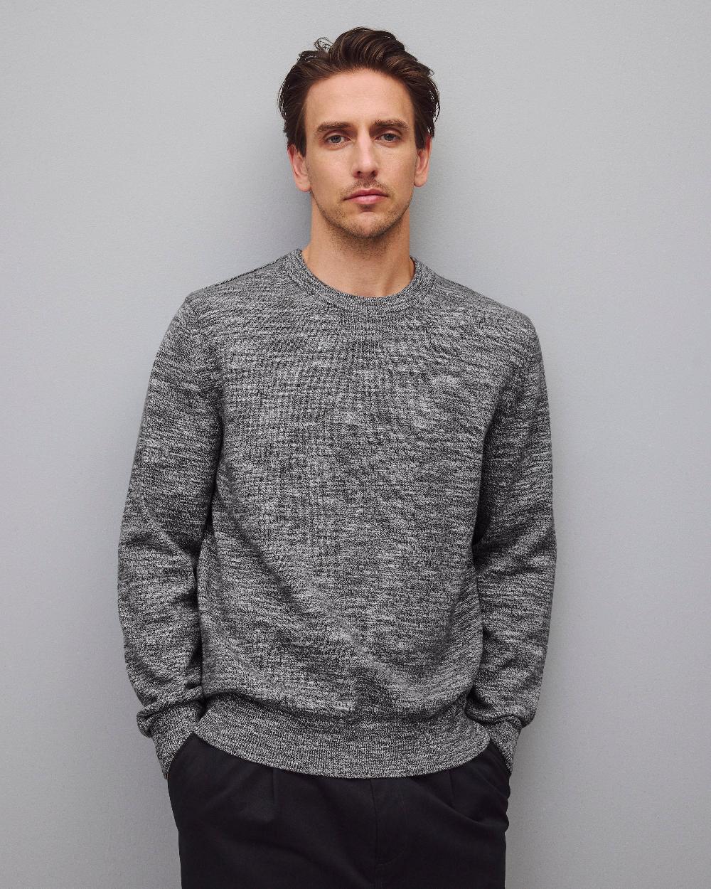 reigning champ Cotton Slub Laurel Crewneck