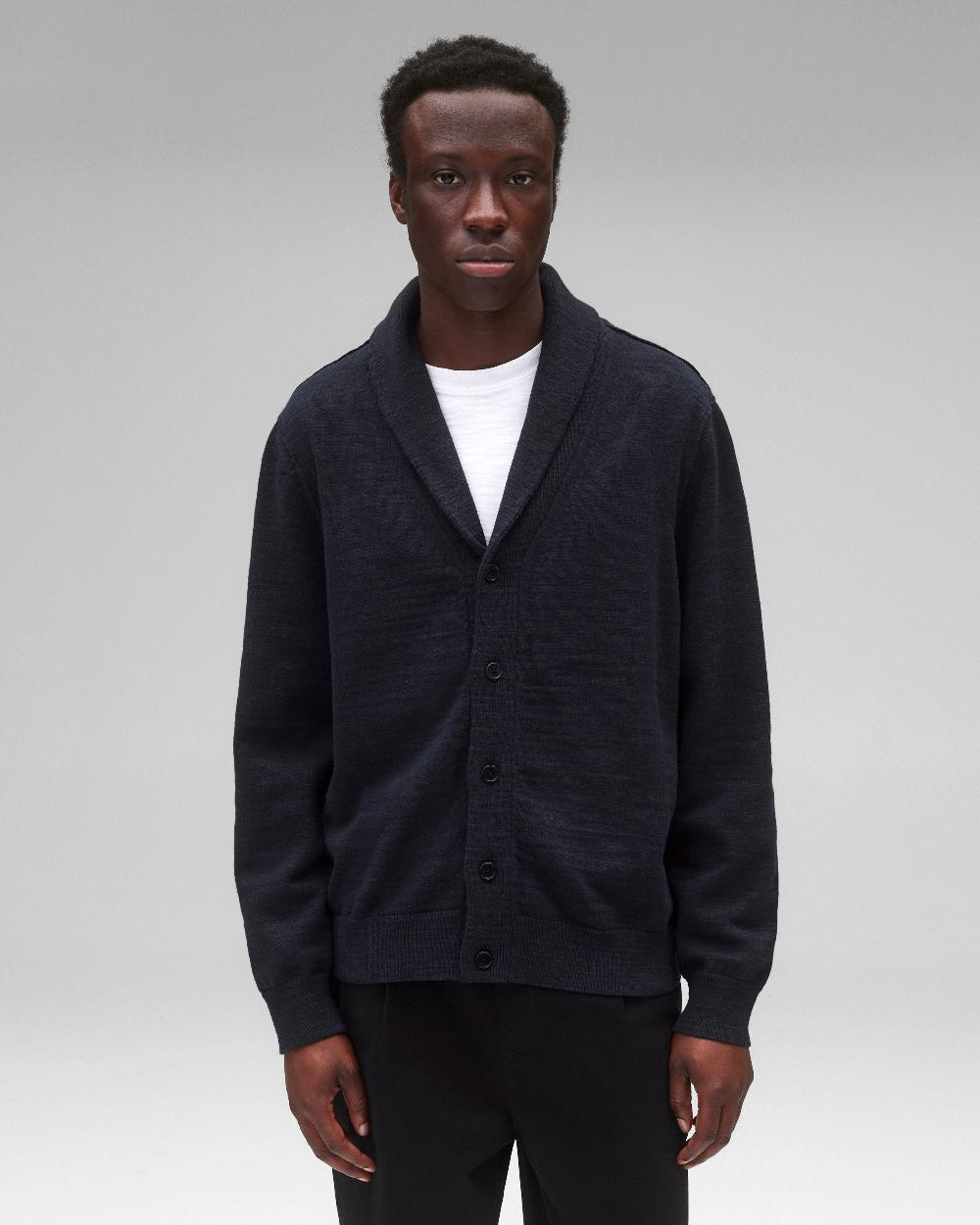 reigning champ Cotton Slub Laurel Shawl Cardigan