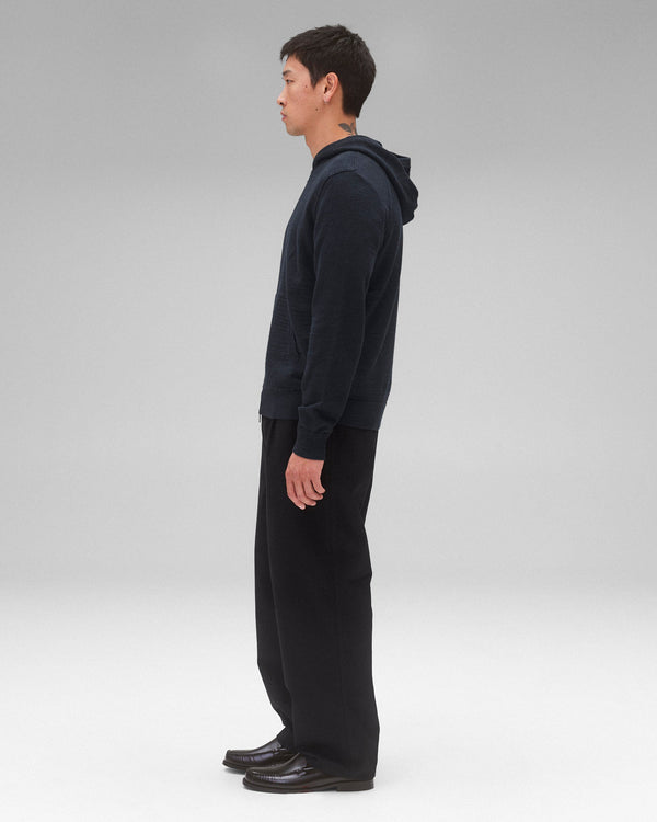 Reigning Champ Cotton Slub Laurel Zip Hoodie