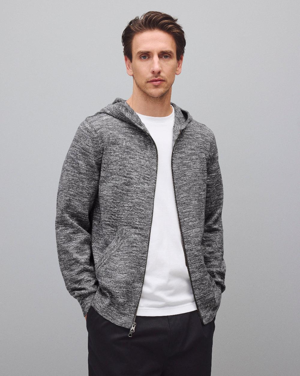 reigning champ Cotton Slub Laurel Zip Hoodie