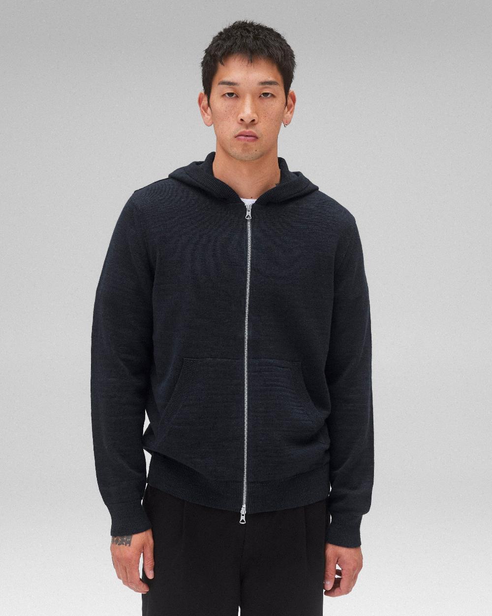reigning champ Cotton Slub Laurel Zip Hoodie