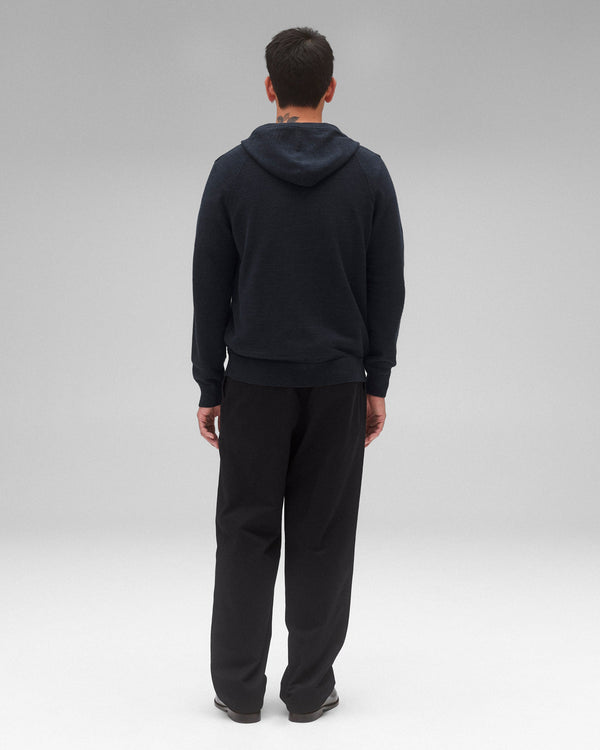 Reigning Champ Cotton Slub Laurel Zip Hoodie