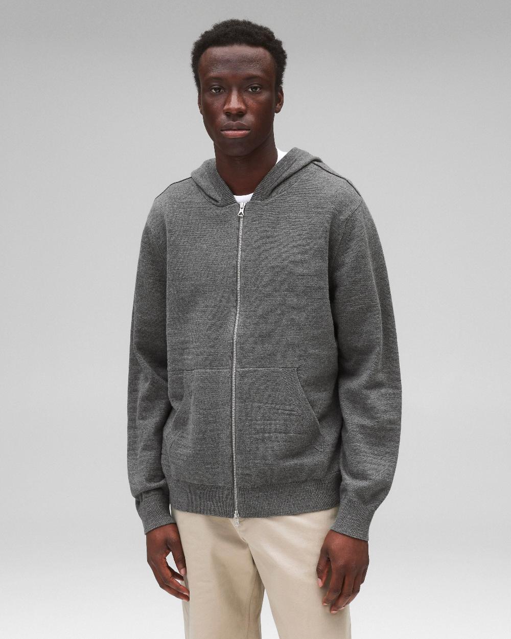 reigning champ Cotton Slub Laurel Zip Hoodie