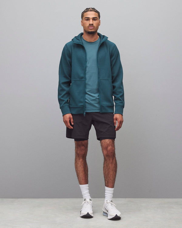 Reigning Champ Double Knit Rally Slim Zip Hoodie