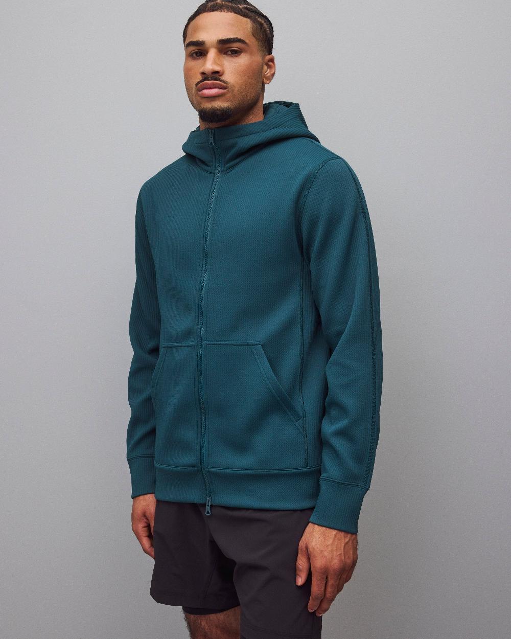reigning champ Double Knit Rally Slim Zip Hoodie