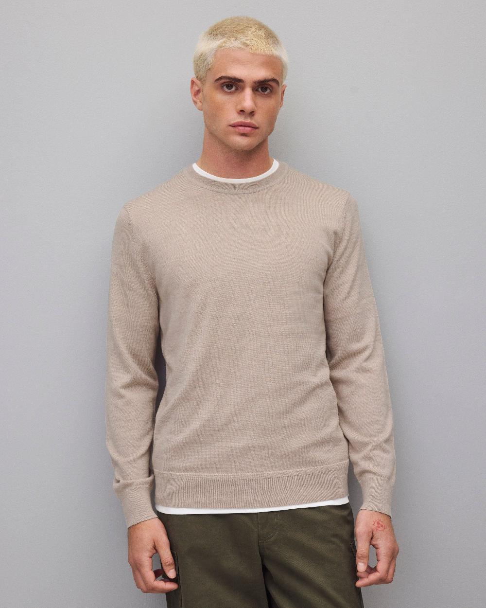 reigning champ Lightweight Merino Harry Crewneck