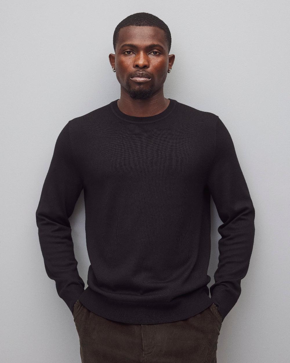 reigning champ Lightweight Merino Harry Crewneck