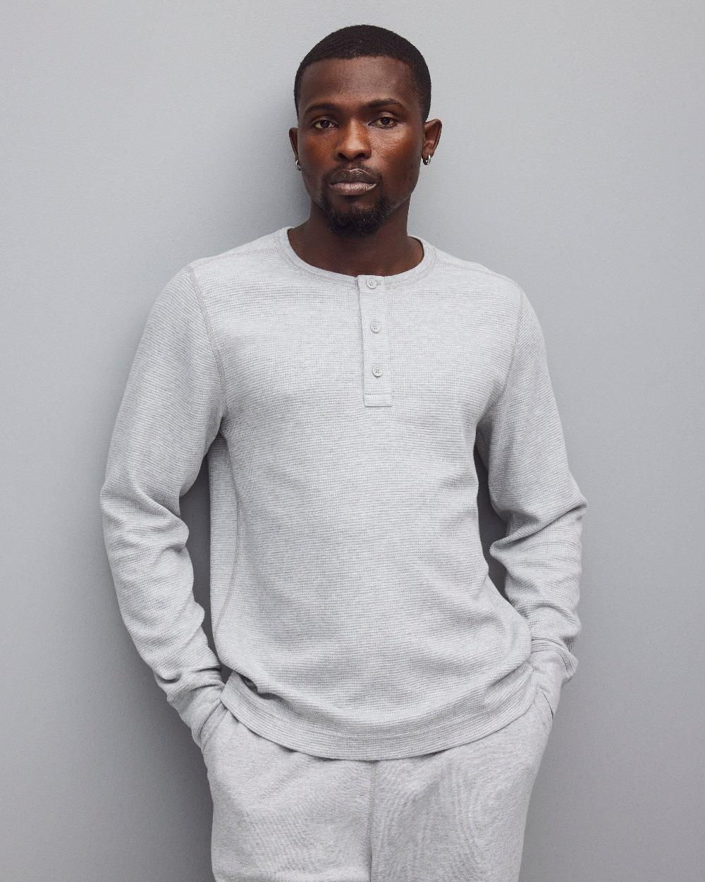 reigning champ Lightweight Waffle Standard Henley