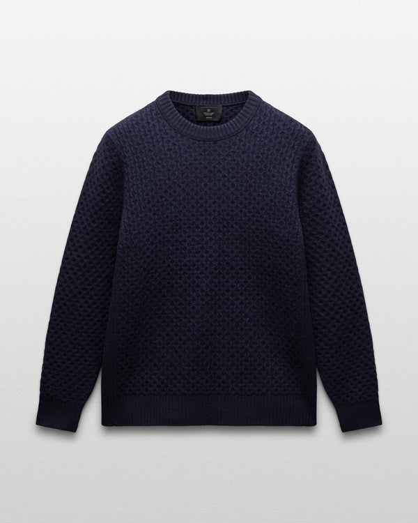 Reigning Champ Merino Honeycomb Crewneck
