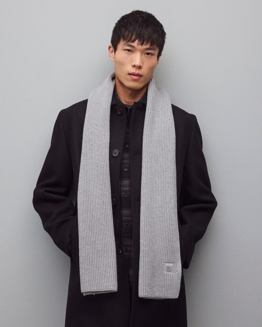 reigning champ Merino Rib Scarf