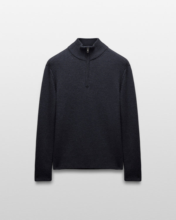 Reigning Champ Merino Rib Vinnie Quarter Zip