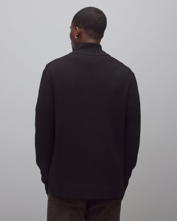 Reigning Champ Merino Rib Vinnie Quarter Zip