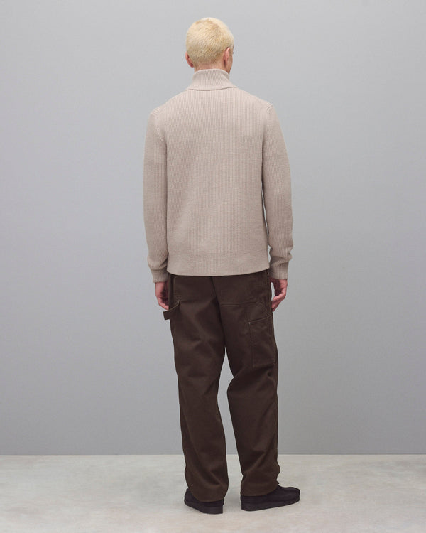 Reigning Champ Merino Rib Vinnie Quarter Zip