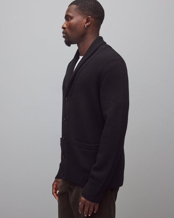 Reigning Champ Merino Rib Vinnie Shawl Cardigan