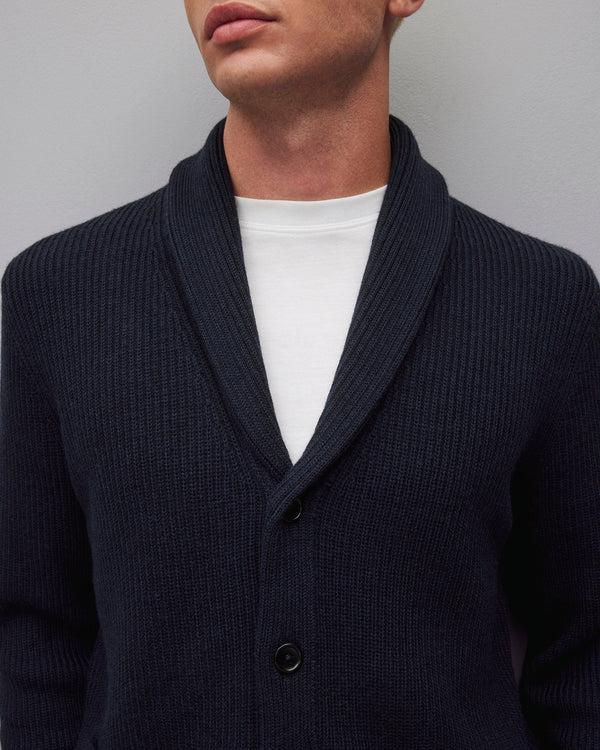 Reigning Champ Merino Rib Vinnie Shawl Cardigan