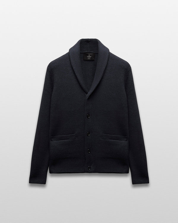 Reigning Champ Merino Rib Vinnie Shawl Cardigan