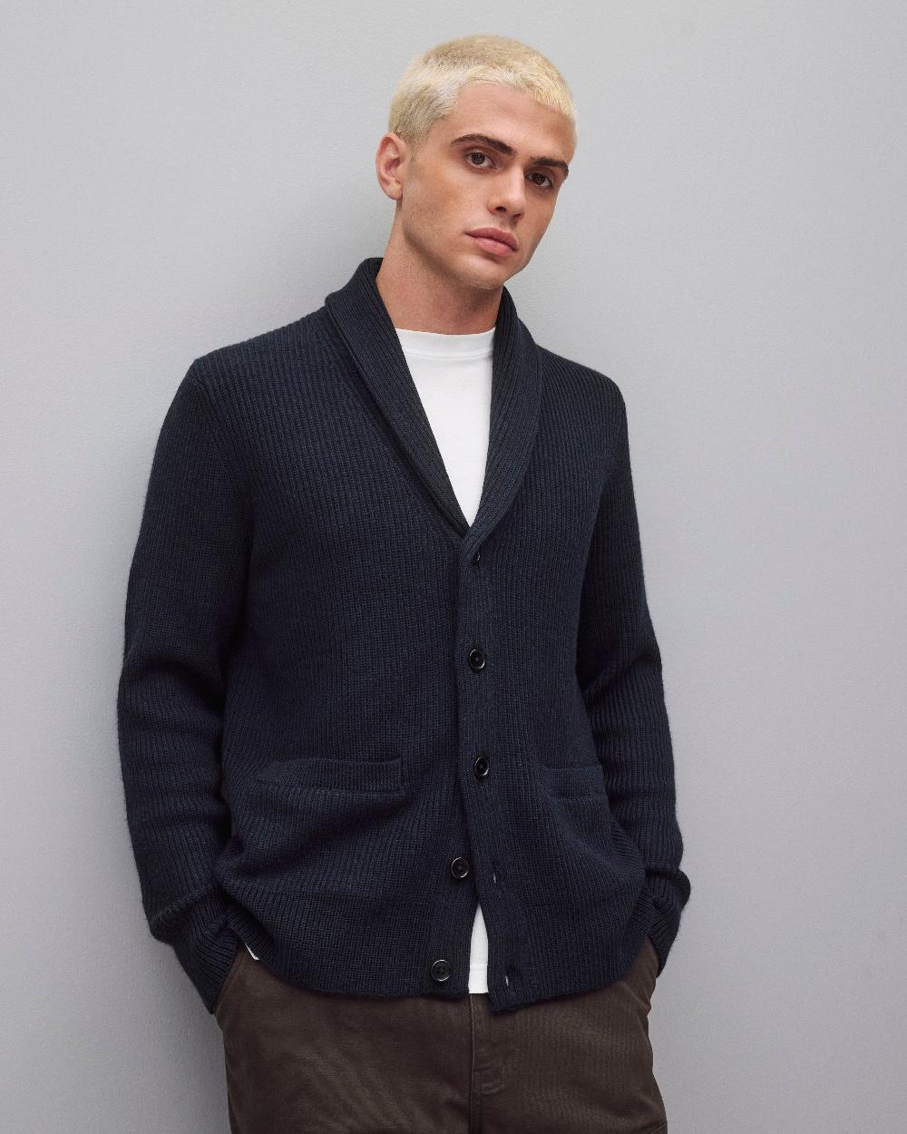 reigning champ Merino Rib Vinnie Shawl Cardigan