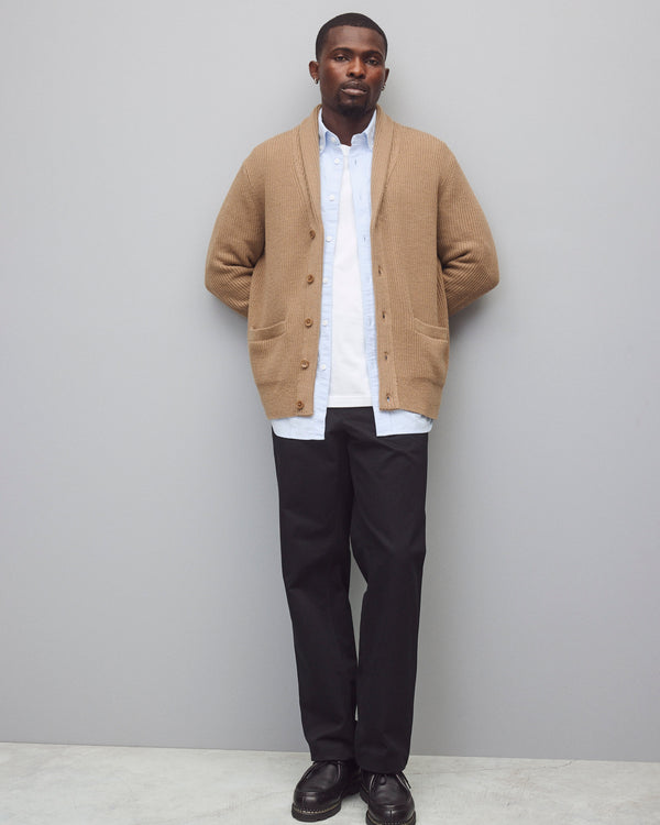 Reigning Champ Merino Rib Vinnie Shawl Cardigan