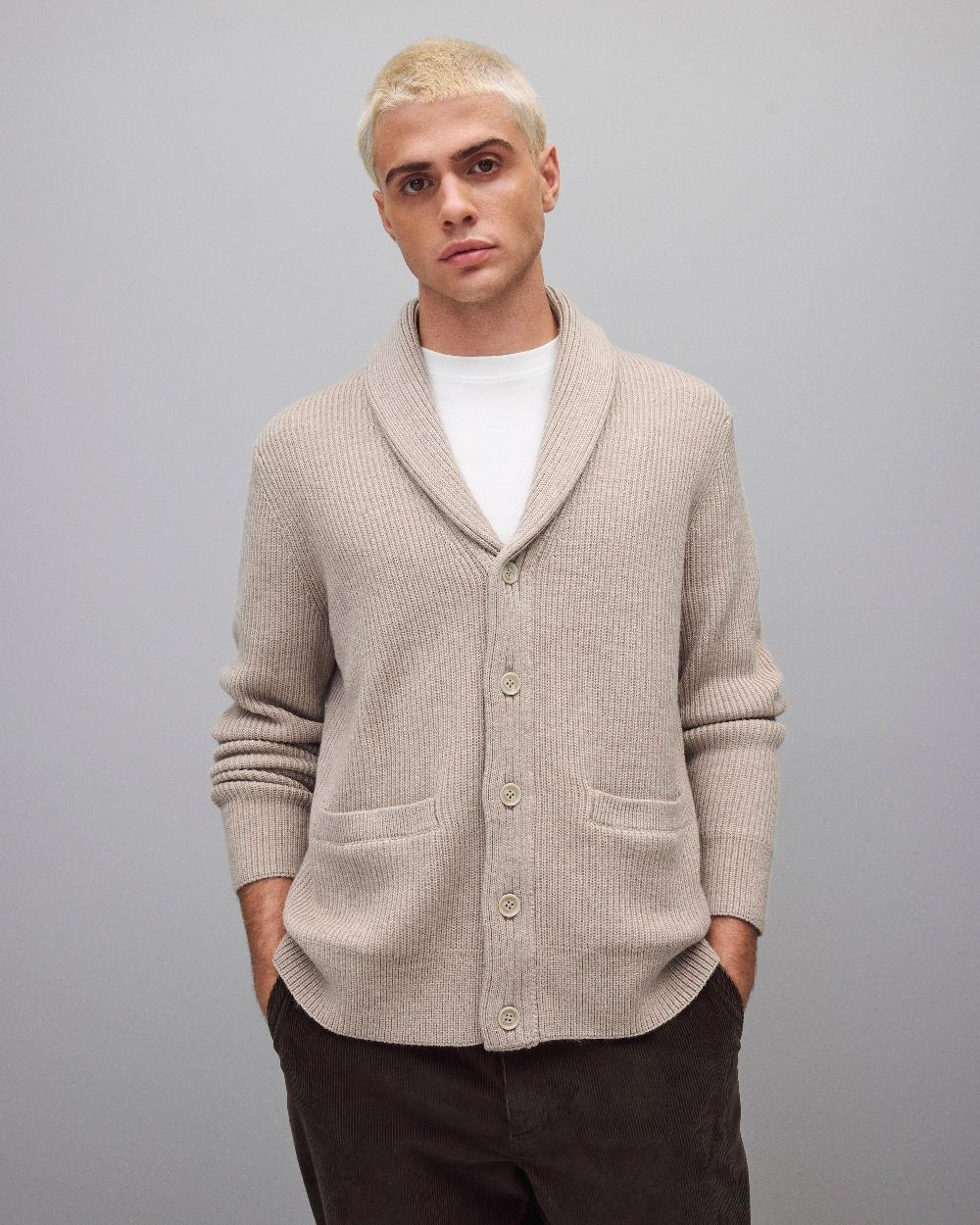 reigning champ Merino Rib Vinnie Shawl Cardigan