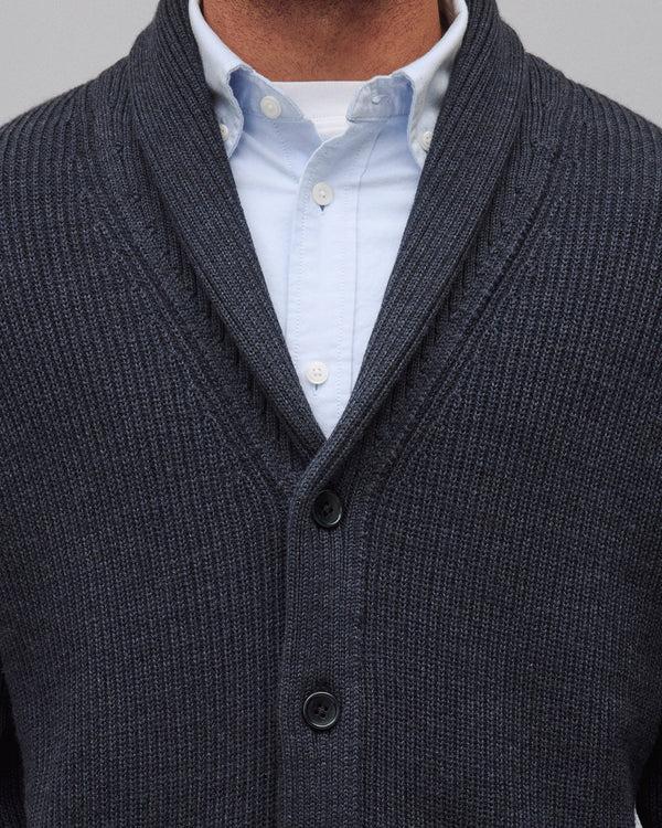 Reigning Champ Merino Rib Vinnie Shawl Cardigan