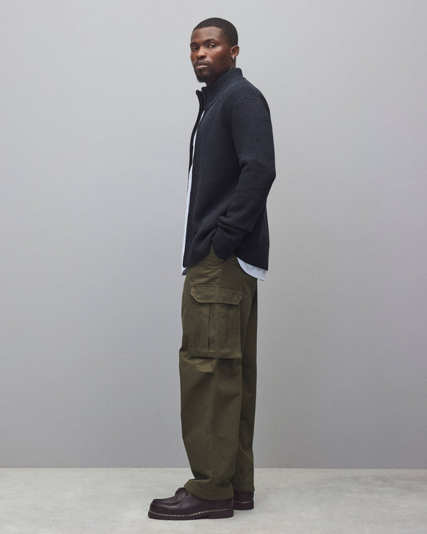 Reigning Champ Merino Rib Vinnie Track Jacket