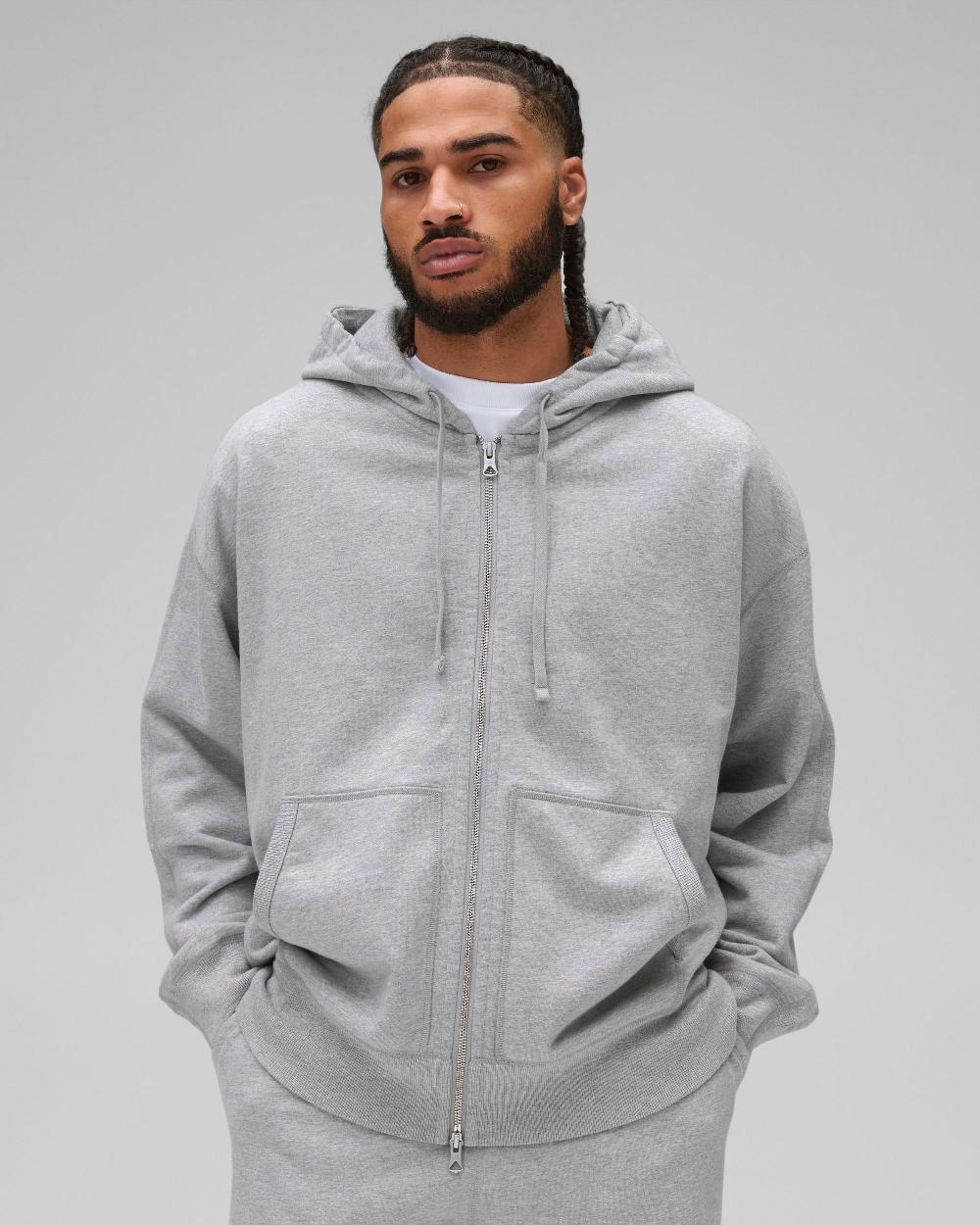 reigning champ Midweight Terry Relaxed Zip Hoodie