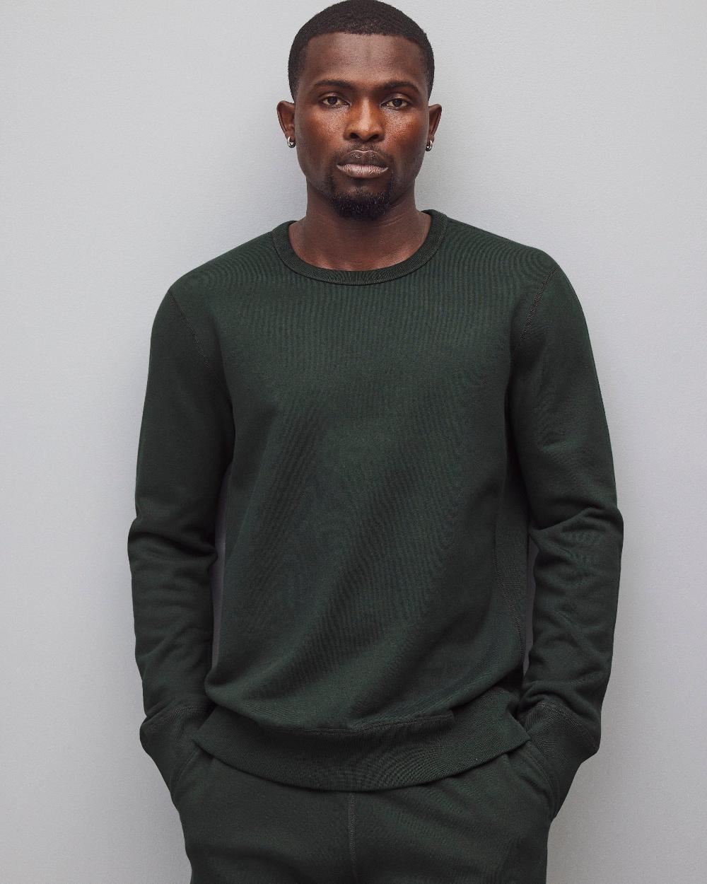 reigning champ Midweight Terry Slim Crewneck
