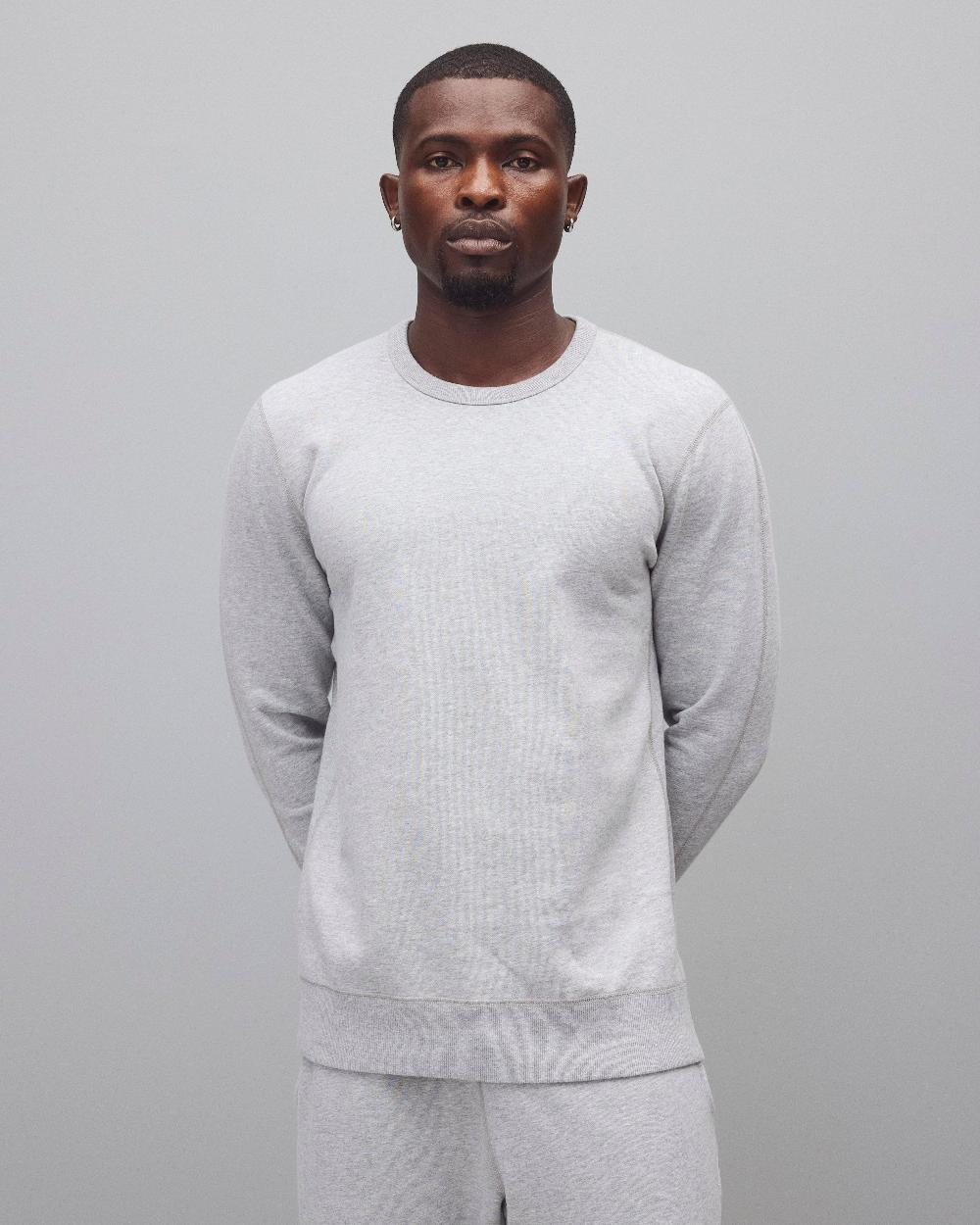 reigning champ Midweight Terry Slim Crewneck