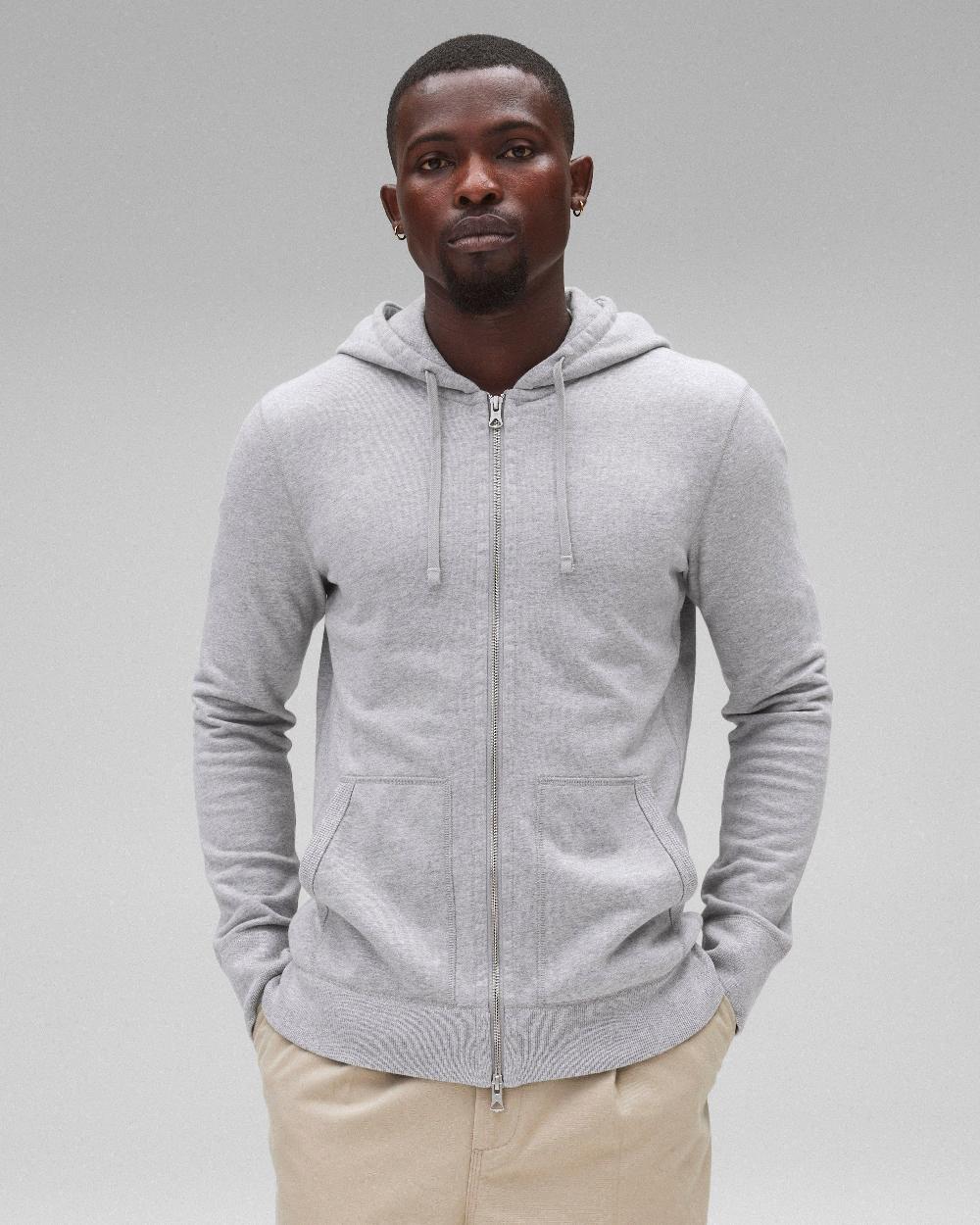 reigning champ Midweight Terry Slim Zip Hoodie
