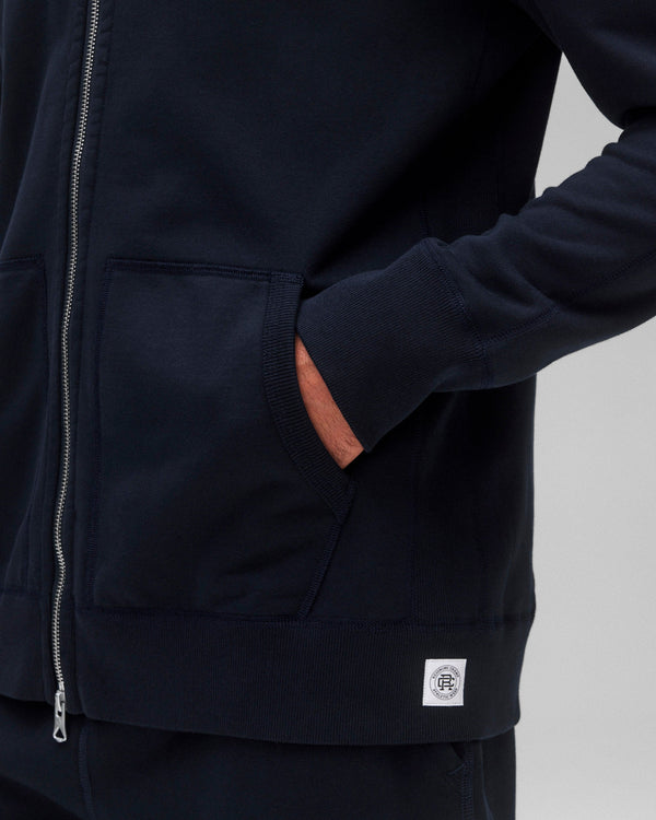Reigning Champ Midweight Terry Slim Zip Hoodie