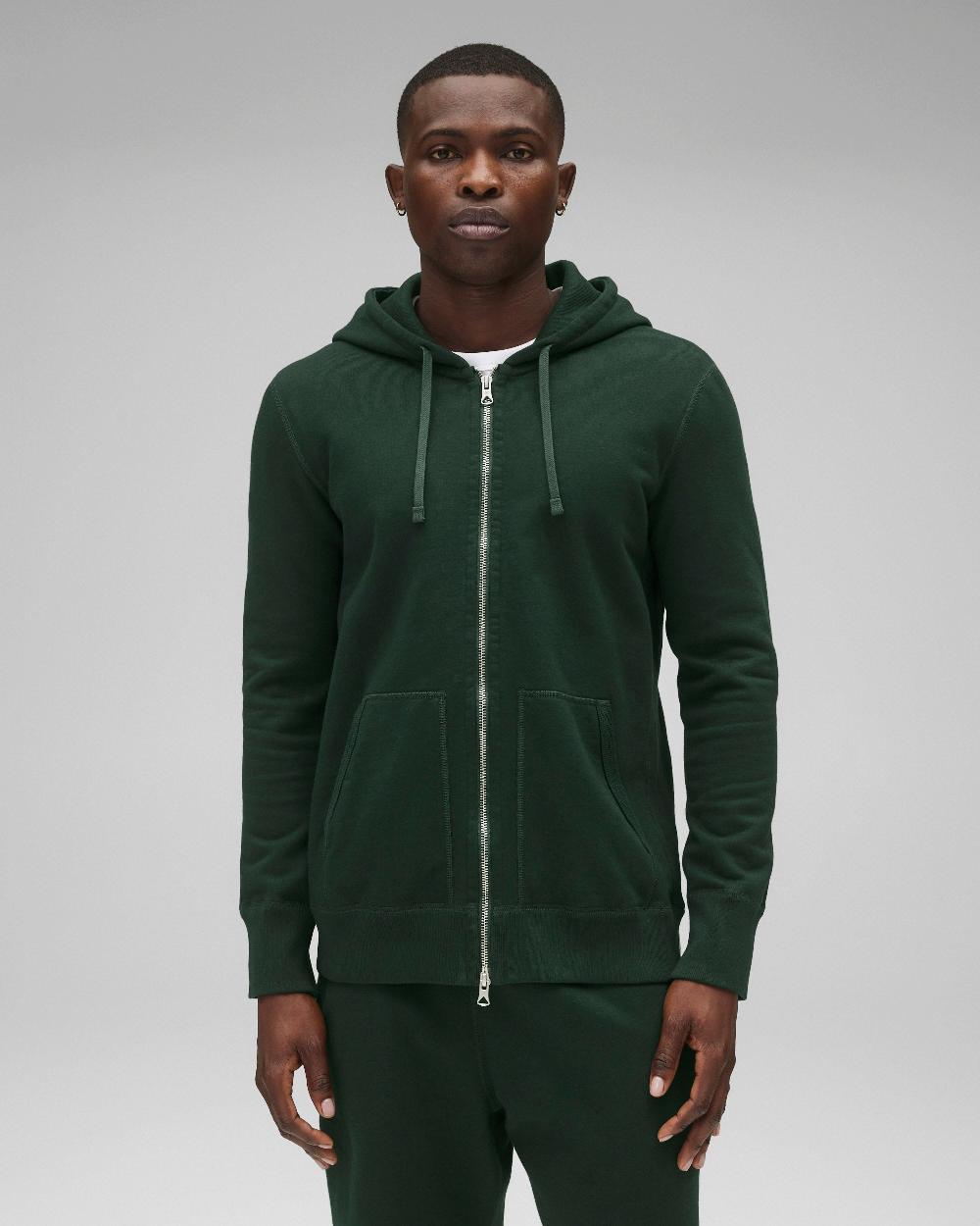 reigning champ Midweight Terry Slim Zip Hoodie