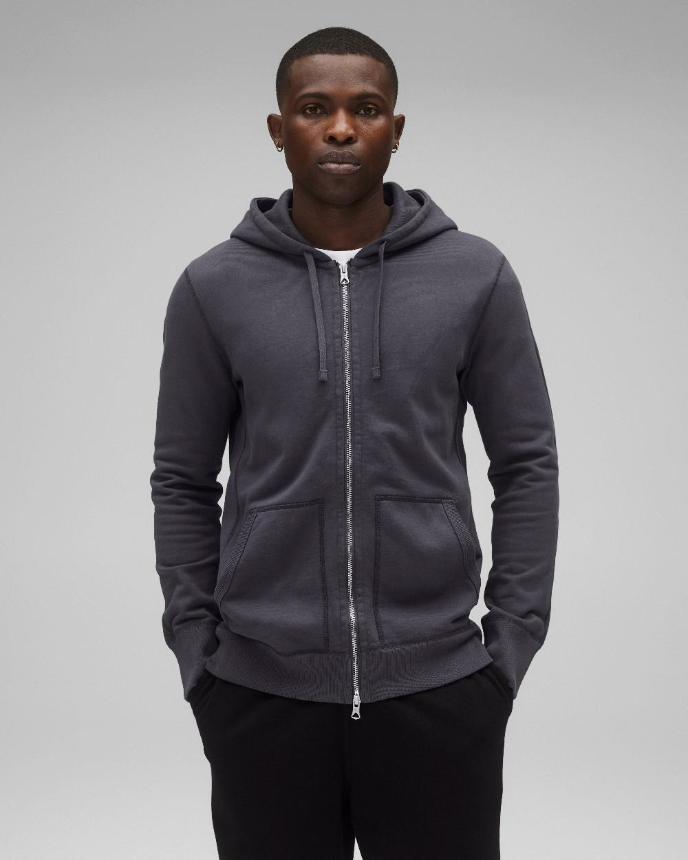 reigning champ Midweight Terry Slim Zip Hoodie