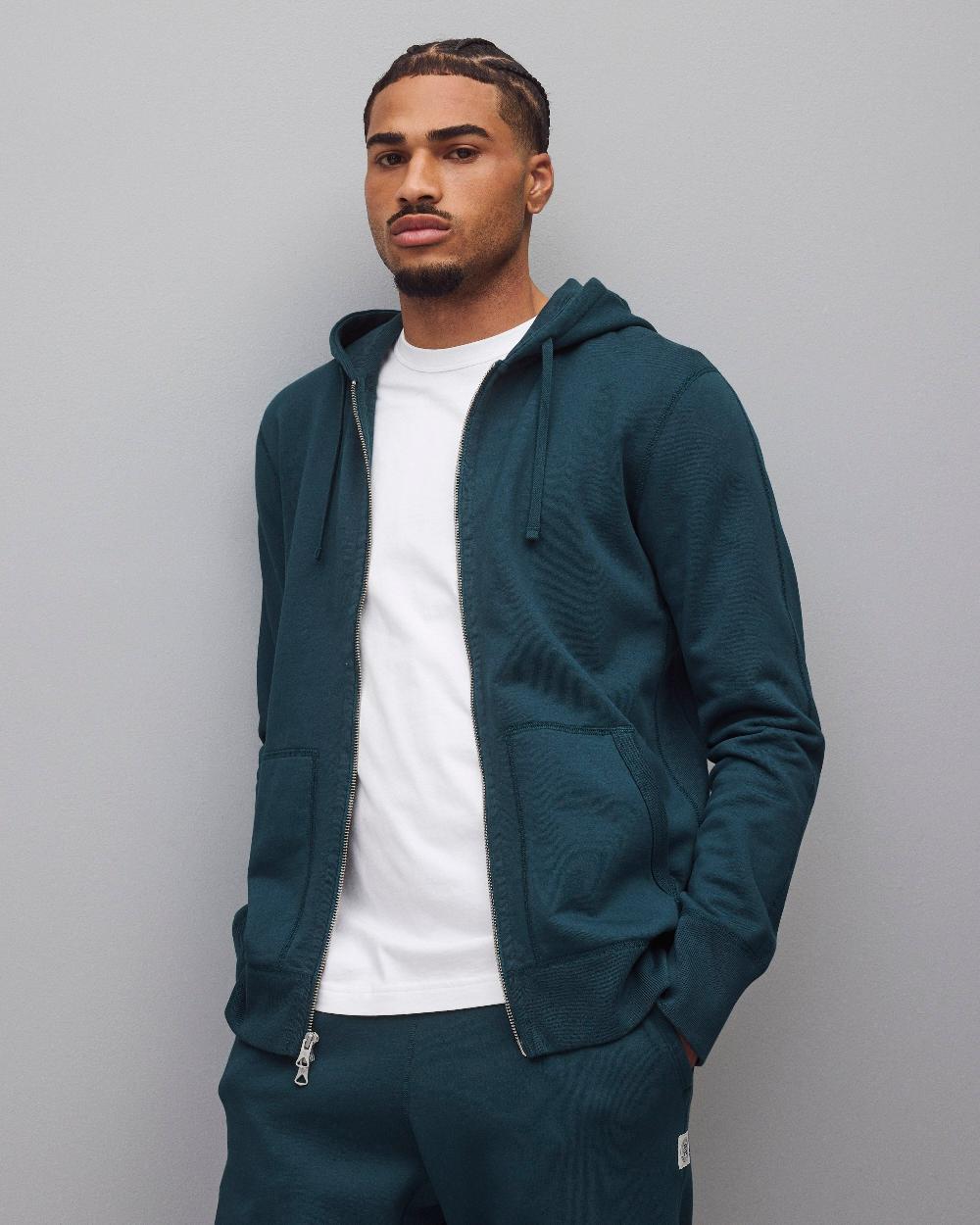 reigning champ Midweight Terry Slim Zip Hoodie